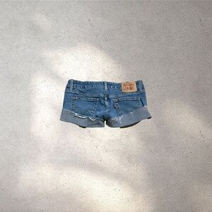 Levi’s Low Rise Micro Denim Shorts